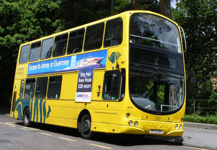 Yellow Buses Volvo B7TL Wright 181